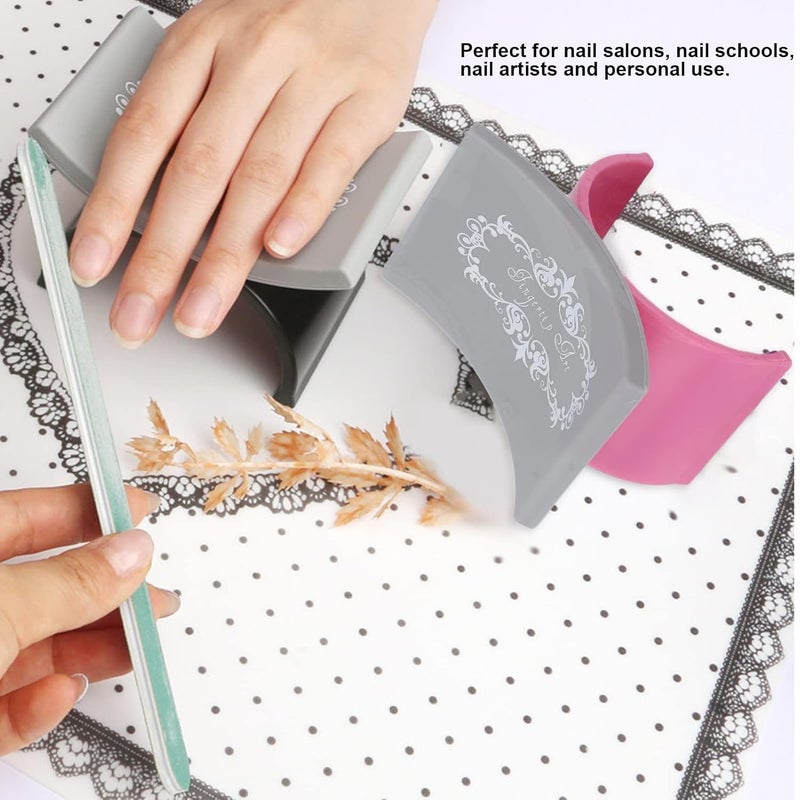 URBAN BOX URBAN BOX Nail Arm Rest Cushion Table Manicure U Shaped Hand Pillow Holder Manicure Hand Rest Soft Silicone Nail Arm Rest Stand for Nails Art DIY for Nails Art Salon Home Use - Image 4