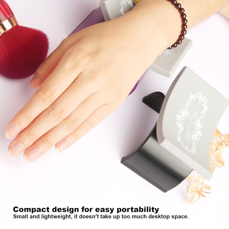 URBAN BOX URBAN BOX Nail Arm Rest Cushion Table Manicure U Shaped Hand Pillow Holder Manicure Hand Rest Soft Silicone Nail Arm Rest Stand for Nails Art DIY for Nails Art Salon Home Use - Image 5