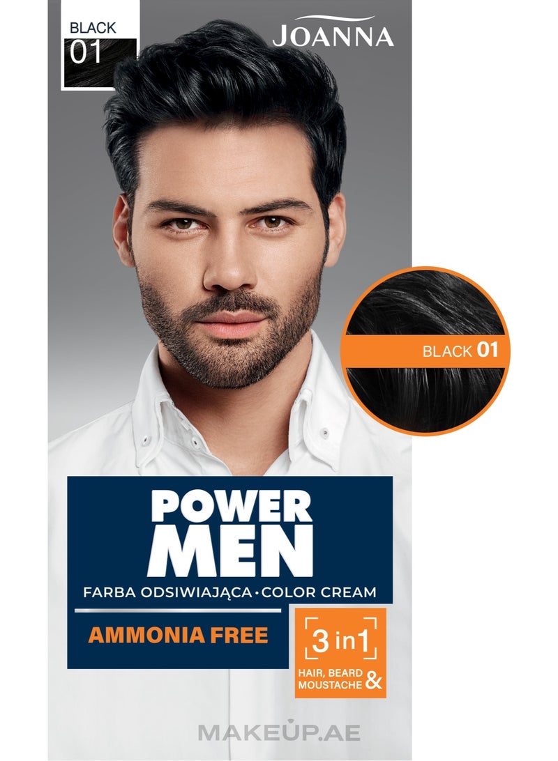Power Men Color Cream Hair Colour, Assorted