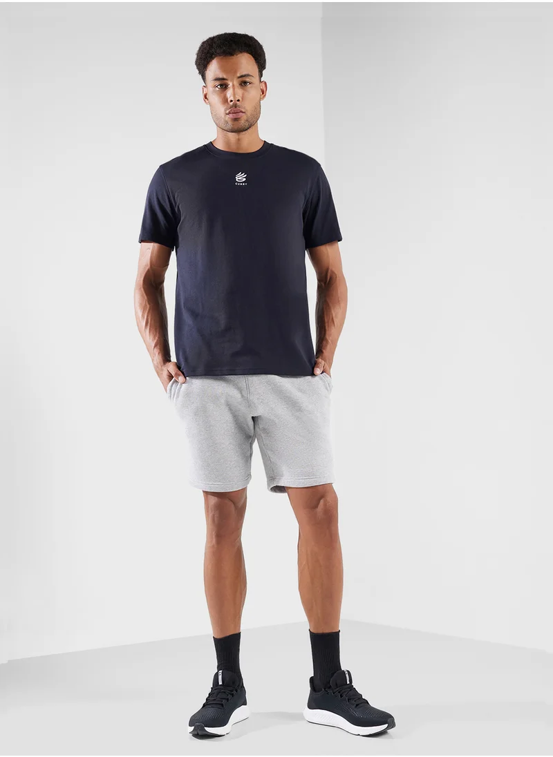 UNDER ARMOUR Curry Heavyweight Logo T-shirt