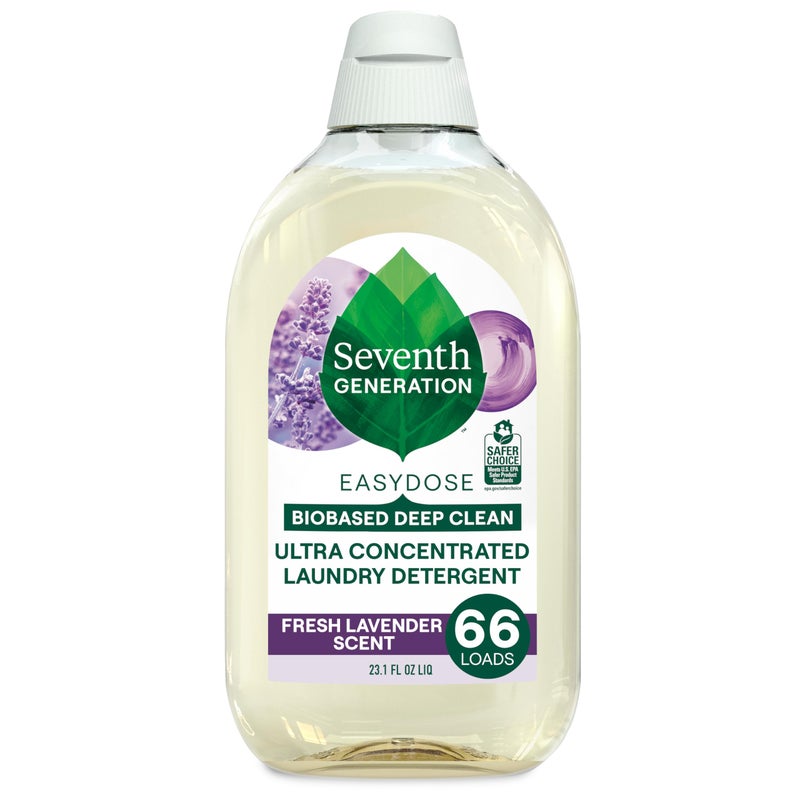 Seventh Generation EasyDose Laundry Detergent Fresh Lavender Ultra Concentrated Washing Detergent 23 oz - Image 1