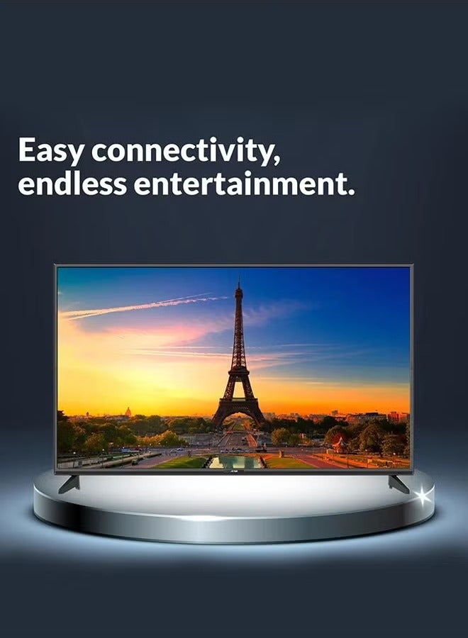 اورورا تلفزيون ارو 55 بوصة 4K الترا اتش دي سمارت - شاشة اندرويد 14 مسطحة و lnnolux، يدعم الواي فاي، اتصال USB - AR-55LPS - Image 4