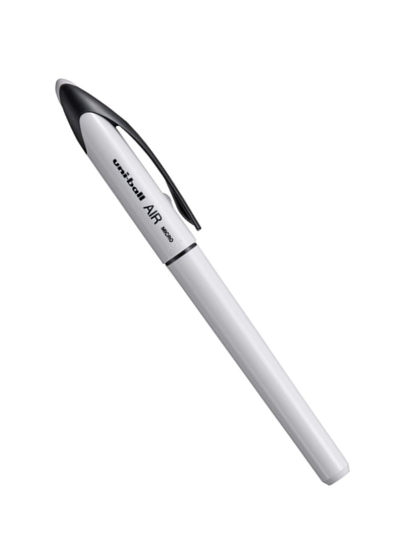 Uniball Air Micro Black Ink Roller Pen Off-white Colour Barrel  - Image 1