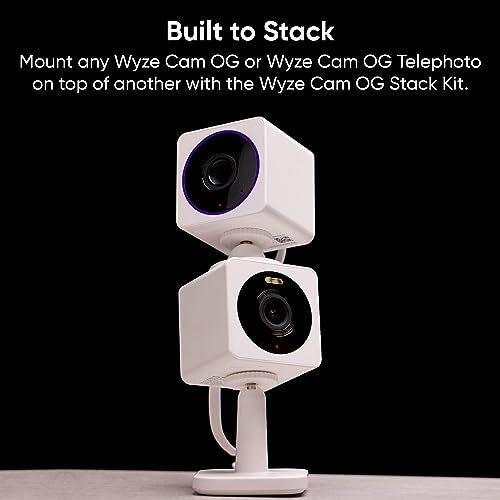 Wyze Cam OG Telephoto Indoor/Outdoor 1080p Wi-Fi Smart Home Security Camera with 3X Optical Zoom, Color Night Vision, Motion Detection, 2-Way Audio, Compatible with Alexa & Google Assistant, White - Image 5