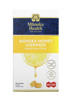 Manuka health Manuka Honey Lozenges Natural Lemon MGO 400+ 15 Lozenges  - Image 1