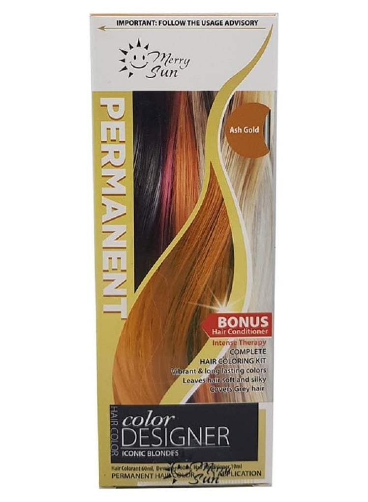 ميلاد سعيد صبغة شعر دائمة من ميري صن - ذهبي رمادي