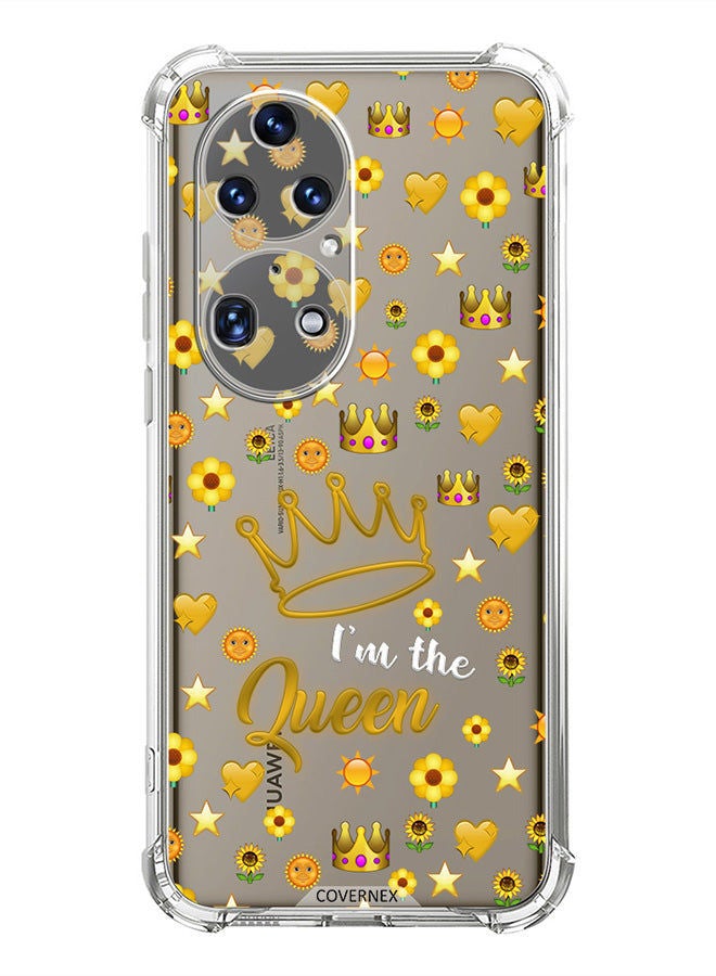 Covernex Shockproof Protective Case Cover For Huawei P50 Pro I am the Queen - Image 1