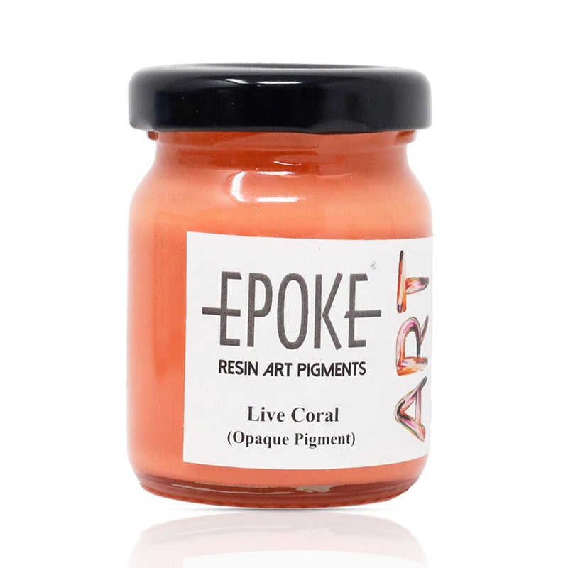 EPOKE Live Coral Opaque Art Resin Pigment Paste (75 g) - Image 4