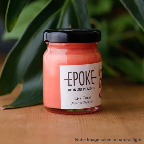 EPOKE Live Coral Opaque Art Resin Pigment Paste (75 g) - Image 2