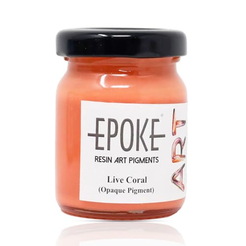 EPOKE Live Coral Opaque Art Resin Pigment Paste (75 g) - Image 1