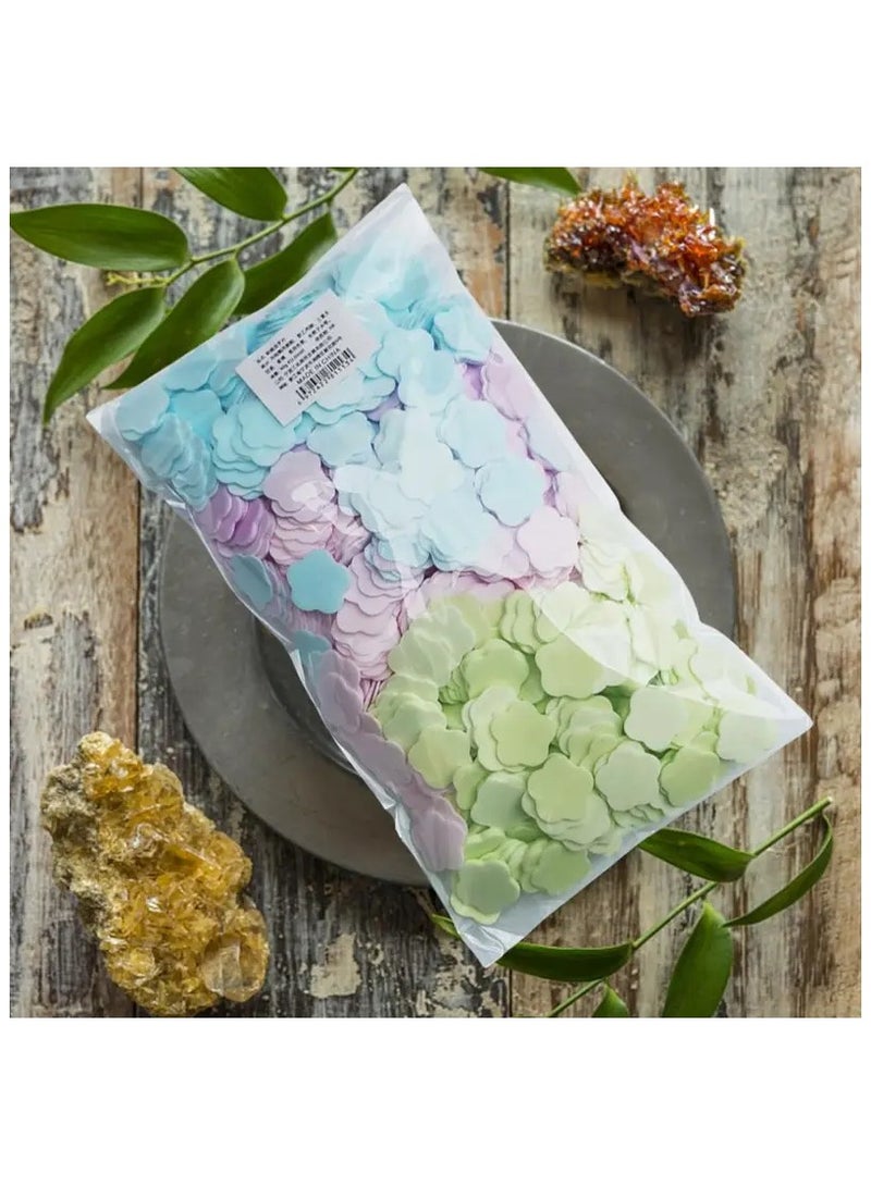 200 Piece/bag Clean Petals Perfume Disposable Hand Hand Rose Mat Soap Flakes Student Family Travel Paper Soap Care Sheet - Image 3