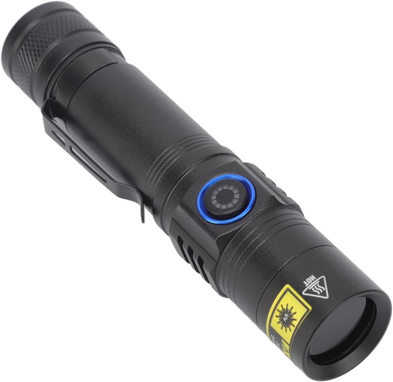 Naroote LED Black Light Flashlight, 365nm Rechargeable Portable Blacklight Detector with Pure 365nm Light & Aluminum Alloy Housing, Ideal for Finding Scorpions, Dog Urine & AC Leaks - Image 1