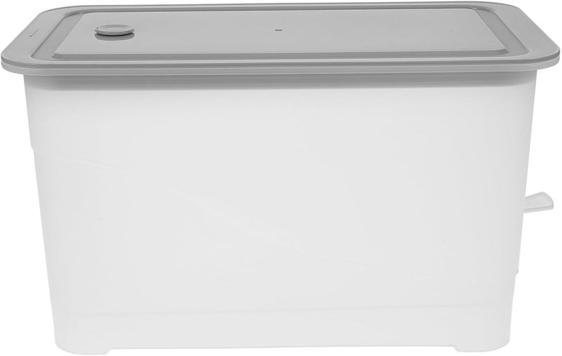 4l Cold Water Jug with Faucet Large Capacity Fridge Pitcher for Juices and Iced Tea Gray Leak-proof Beverage Dispenser for Home Refrigerator - Image 1