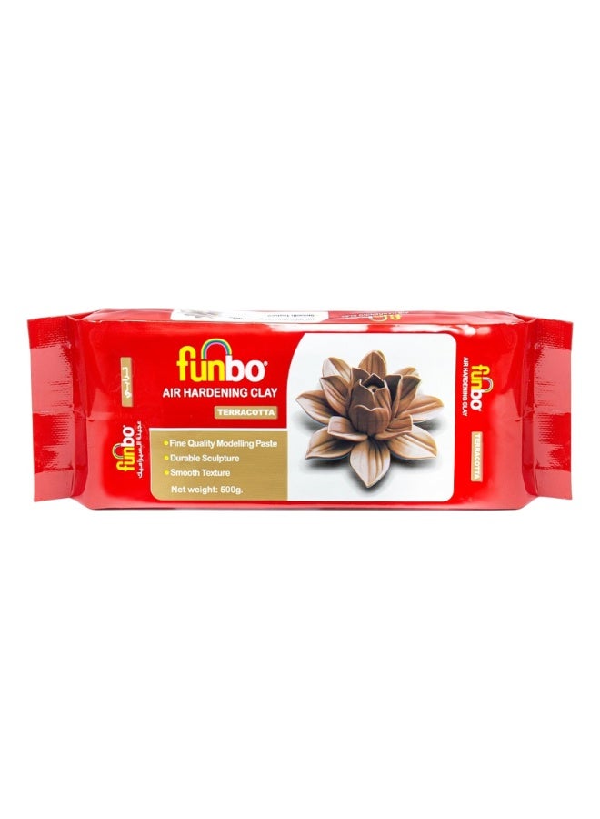 Air Hardening Clay, Terracotta, 500g