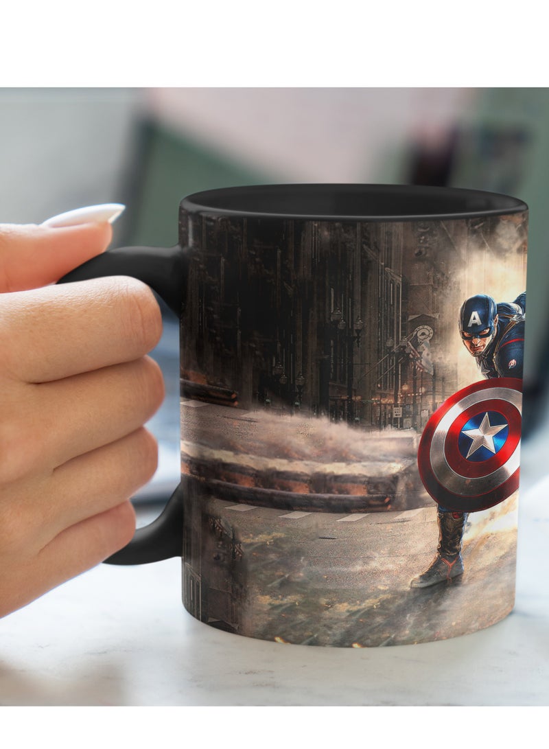 إم إي سي كوب قهوة أسود كابتن أمريكا من أفنجرز، 11 أونصة - Image 2