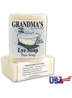 ldreamam Grandma's Pure Lye Soap Bar - 6.0 oz Unscented Face & Body Wash Cleans with No Detergens, Dyes & Fragrances - 60018 (4 Pack)  - Image 5