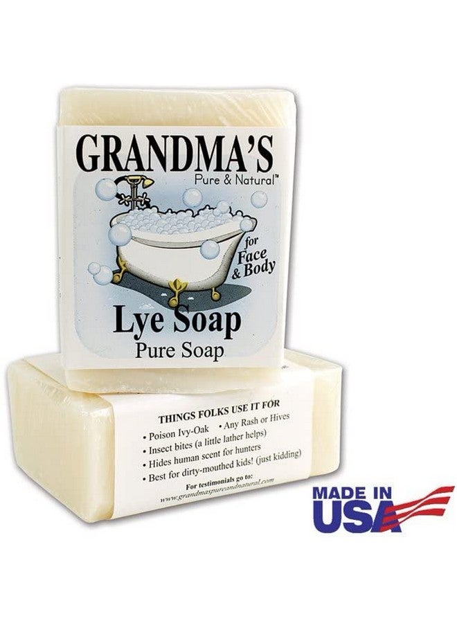 ldreamam Grandma's Pure Lye Soap Bar - 6.0 oz Unscented Face & Body Wash Cleans with No Detergens, Dyes & Fragrances - 60018 (4 Pack) - Image 5