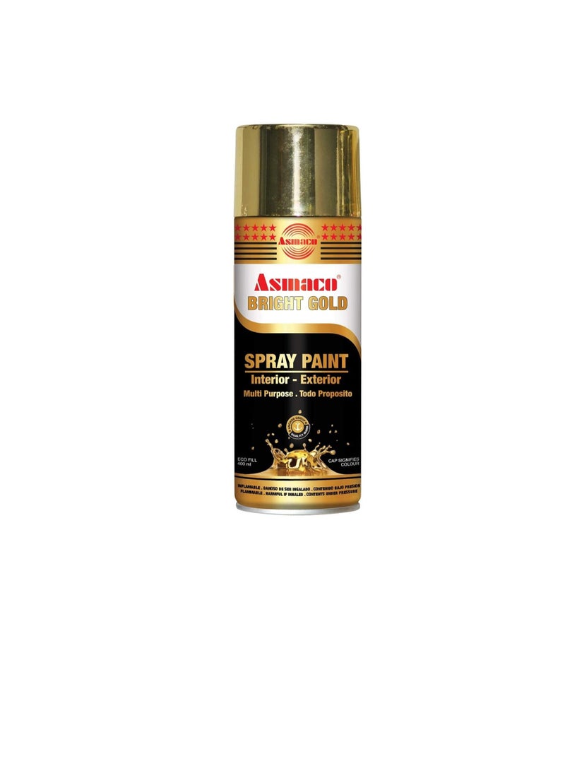 Asmaco Spray Paint Bright Gold - Image 3