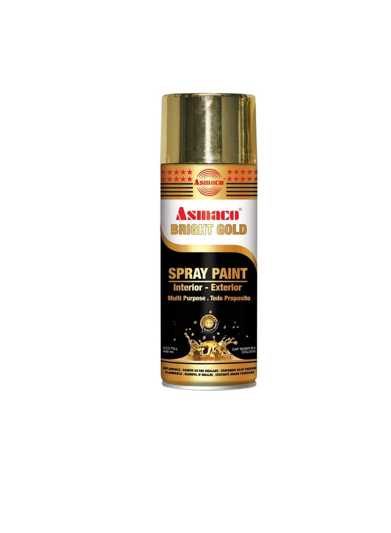 Asmaco Spray Paint Bright Gold - Image 2