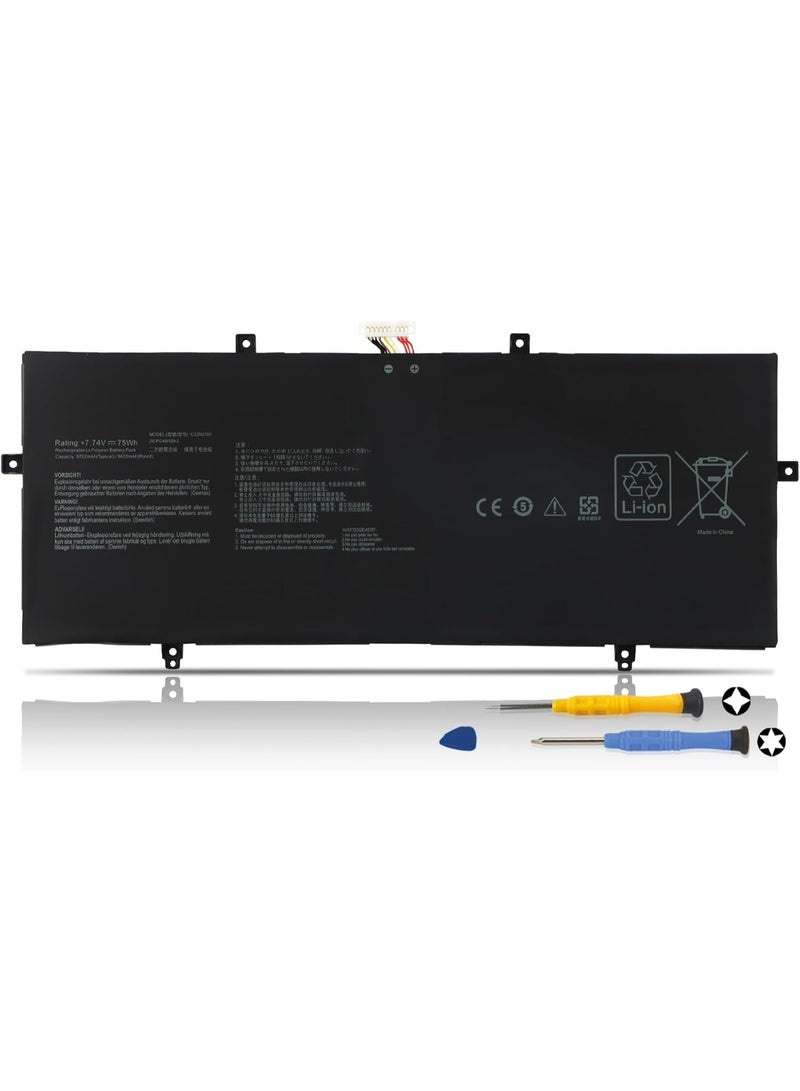 Terabyte C22N2107 Battery for Asus ZenBook 14 OLED UM3402YA UX3402VA UX3402ZA UM3402DA UM3402MA UX3402QA BX3402ZA Q409ZAEVO, Flip UP3404VA PC Notebook - Image 1