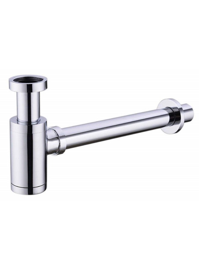 JAGGER جاغر JAG202 فخ زجاجة من الفولاذ المقاوم للصدأ 304 مع أنبوب 5 بوصات و 10 بوصات | تشطيب كروم | جسم نحاسي بتصميم عصري | ضمان 5 سنوات (فخ زجاجة مع وصلة 4 بوصات) - Image 2