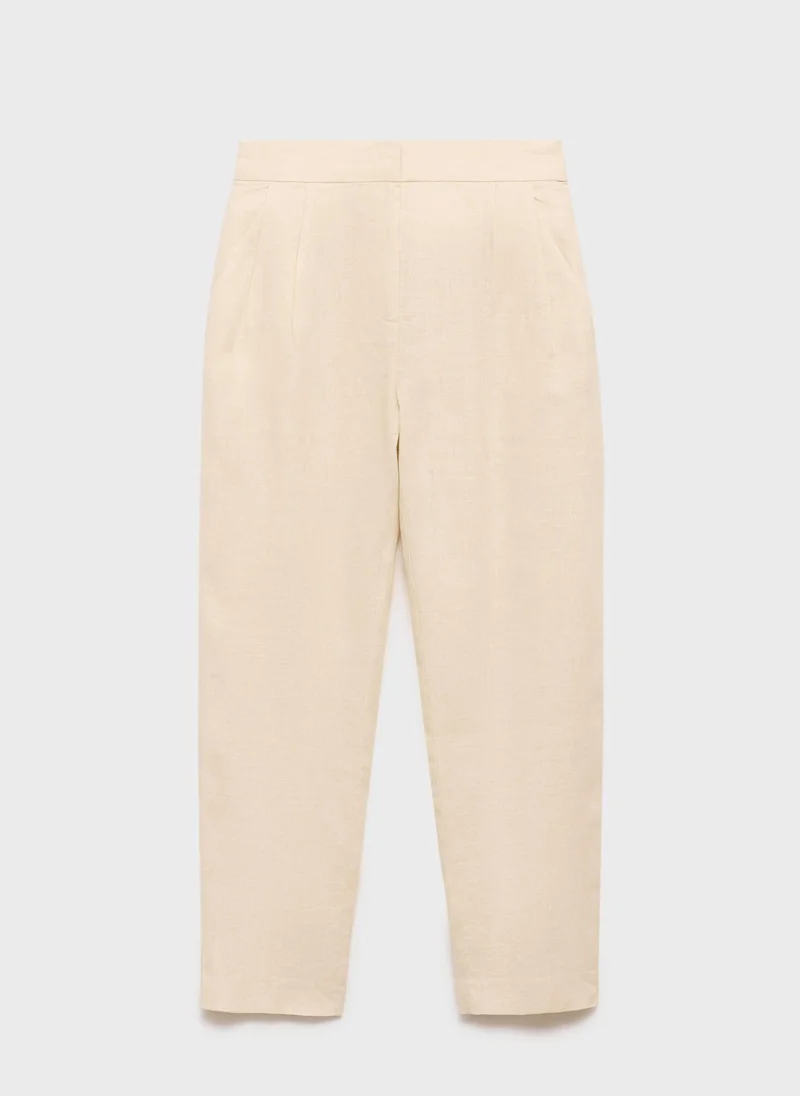 MANGO Casual Straight Fit Pant