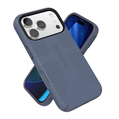 Speck CANDYSHELL Grip MS Case for iPhone 17 Pro Mystery BlueFaded Denim Slim Protective Grip Drop Protection MagSafe Compatible - Image 1