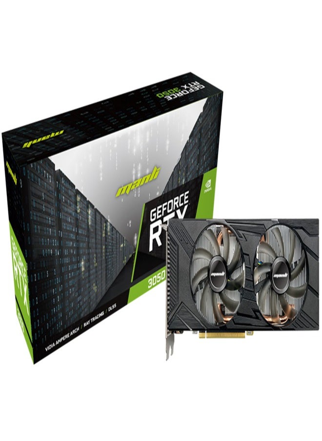 MANLI Manli Geforce RTX 3050 8GB Dual Fan Graphics Card  - Image 1