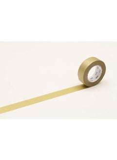 MT mt Washi Masking Tape Solid Colour, 15 mm x 10 mtrs Shade - Gold (Pack of 1)  - Image 1