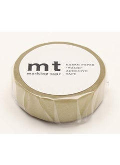 MT mt Washi Masking Tape Solid Colour, 15 mm x 10 mtrs Shade - Gold (Pack of 1)  - Image 2