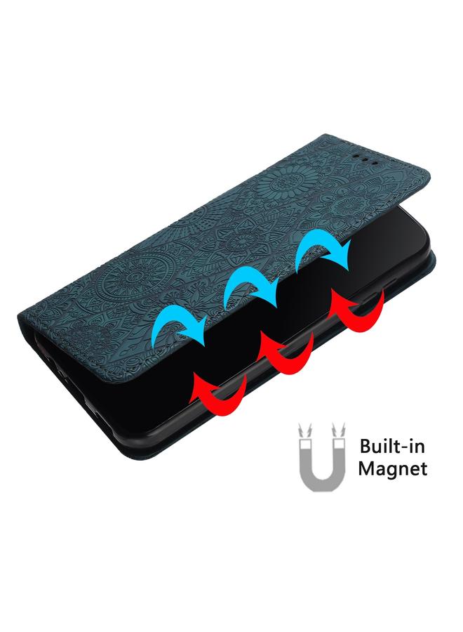 S-TOP Case For Redmi Note 8 Pro Ethnic Embossed Adsorption Leather Phone Case - Image 5