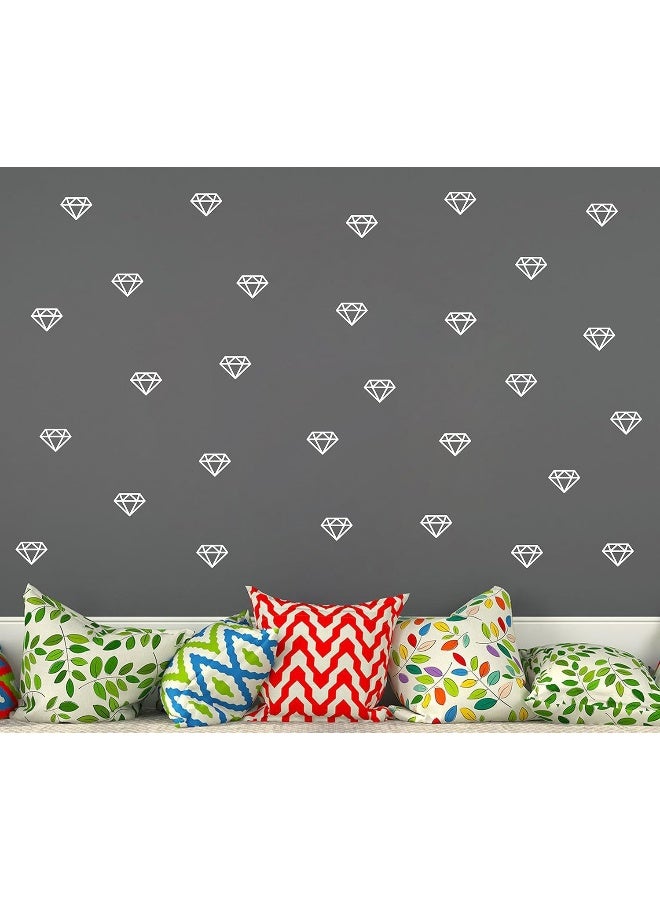 Yyart Diamond Wall Decals, Wall Art, Geometric Decor, Vinyl Wall Stickers for Baby Kids Bedroom Nursery Decoration(A15) - Image 3