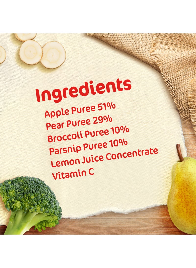 Cerelac Fruits Puree Pouch In Broccoli Parsnip Apple And Pear 16 x 90g  - Image 5