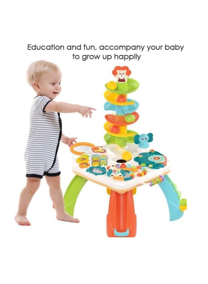 كيكو طاولة أنشطة للأطفال وطاولة تعليمية للأطفال بعمر 1 و2 و3 سنوات والأطفال الصغار والرضع والأولاد والبنات - Image 4