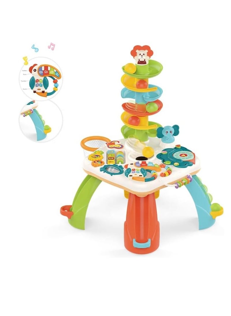 كيكو طاولة أنشطة للأطفال وطاولة تعليمية للأطفال بعمر 1 و2 و3 سنوات والأطفال الصغار والرضع والأولاد والبنات - Image 3