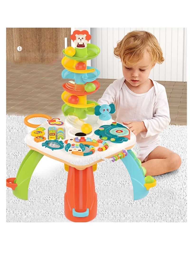 كيكو طاولة أنشطة للأطفال وطاولة تعليمية للأطفال بعمر 1 و2 و3 سنوات والأطفال الصغار والرضع والأولاد والبنات - Image 2
