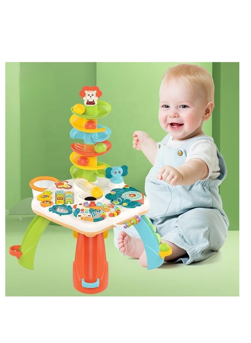 كيكو طاولة أنشطة للأطفال وطاولة تعليمية للأطفال بعمر 1 و2 و3 سنوات والأطفال الصغار والرضع والأولاد والبنات - Image 5