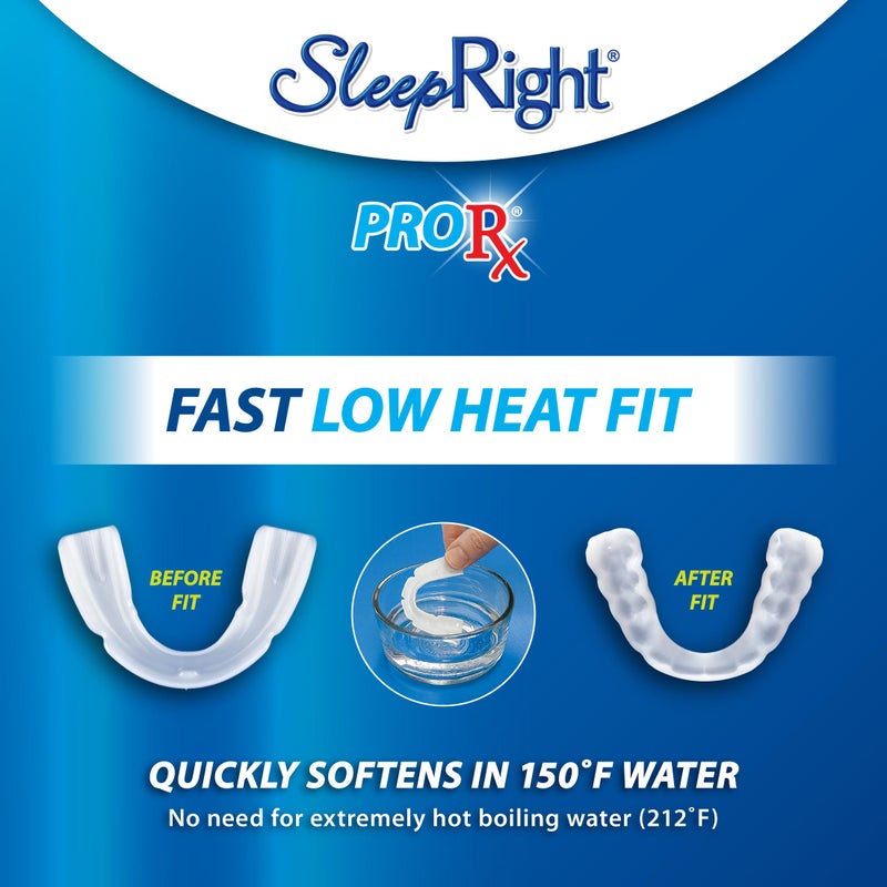 SleepRight حارس الأسنان SleepRight ProRx المخصص - واقي فم لطحن الأسنان أثناء الليل، واقيات ليلية لطحن الأسنان، واقي أسنان مريح للنوم، حماية مخصصة لطحن الأسنان - Image 5