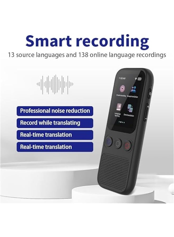 أنكوفو اللغة معدات الترجمة ، ودعم 138 لغة ، في الوقت الحقيقي غير متصل معدات الترجمة ، الترجمة الصوتية غير متصل ، في الوقت الحقيقي المحمولة ثنائية الاتجاه في الوقت الحقيقي لغة الترجمة للسياحة والأعمال التجارية التعلم - Image 3