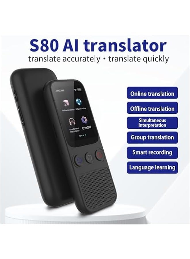 أنكوفو اللغة معدات الترجمة ، ودعم 138 لغة ، في الوقت الحقيقي غير متصل معدات الترجمة ، الترجمة الصوتية غير متصل ، في الوقت الحقيقي المحمولة ثنائية الاتجاه في الوقت الحقيقي لغة الترجمة للسياحة والأعمال التجارية التعلم - Image 4