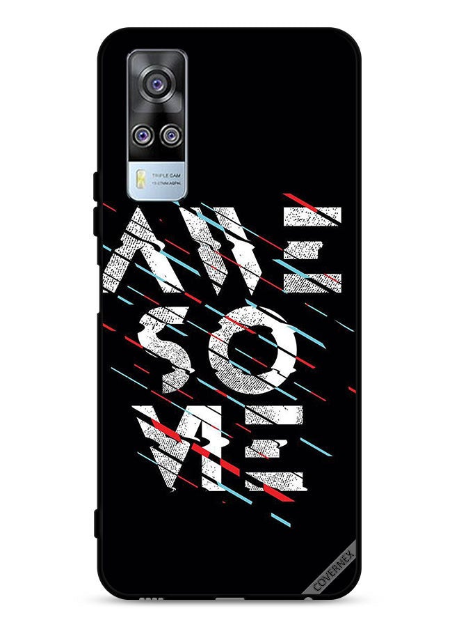 Covernex vivo Y51 2020 Protective Case Cover Calligraphy Word Awesome - Image 1