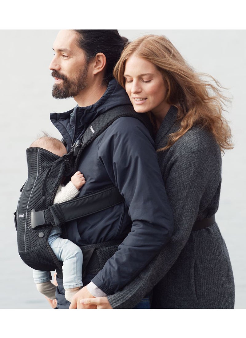 BABYBJORN Baby 3D Mesh Carrier One Air Black  - Image 3