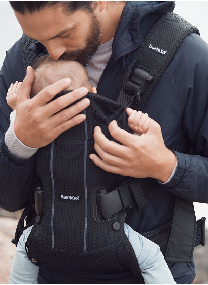 BABYBJORN Baby 3D Mesh Carrier One Air Black  - Image 5