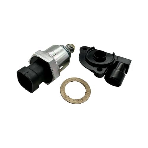 YCUPONE Throttle Position Sensor TPS and Fuel Injection Idle Air Control Valve Kit 25527077 Compatible with Astro Blazer S10 Blazer 1991-1994 - Image 3