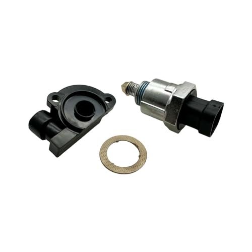 YCUPONE Throttle Position Sensor TPS and Fuel Injection Idle Air Control Valve Kit 25527077 Compatible with Astro Blazer S10 Blazer 1991-1994 - Image 2