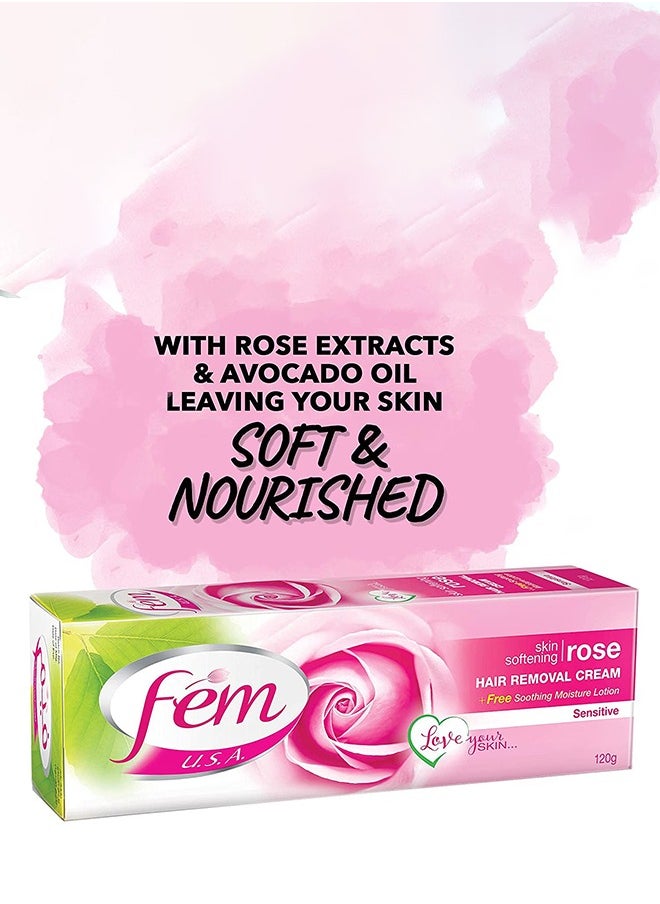 fem - Pack Of 2 Hair Removal Cream With Rose - Image 1