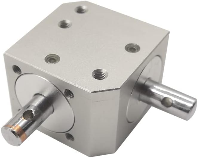 PGFUN 1:1 Right Angle Tapered Bevel Gearbox Mini with 20 Teeth and 8mm Shaft - Image 1