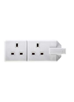 MASTERPLUG Masterplug Permaplug Socket Trailing Socket,Without Cable,White  - Image 2