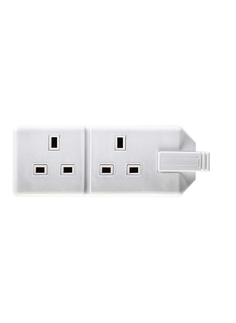 MASTERPLUG - Masterplug Permaplug Socket Trailing Socket,Without Cable,White - Image 1