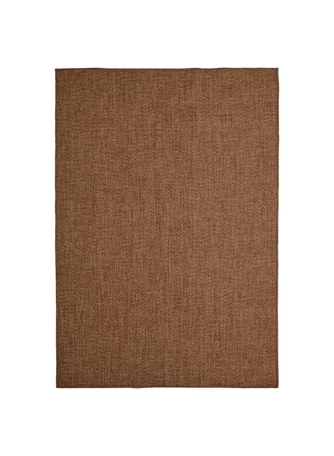 erorex Rug Flatwoven, In/Outdoor, Medium Brown, 160X230 Cm - Image 1